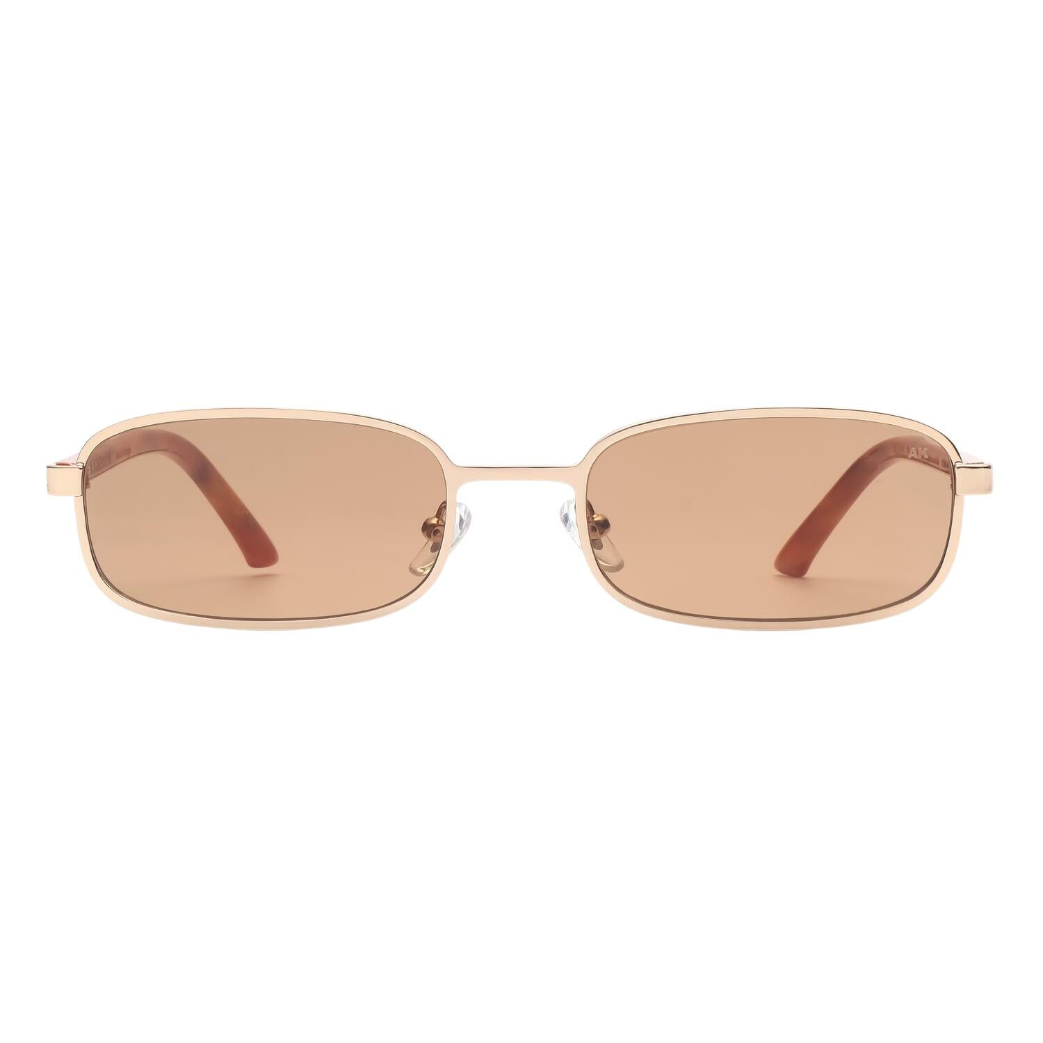 Noah solbrille - Gold Burnt Amber